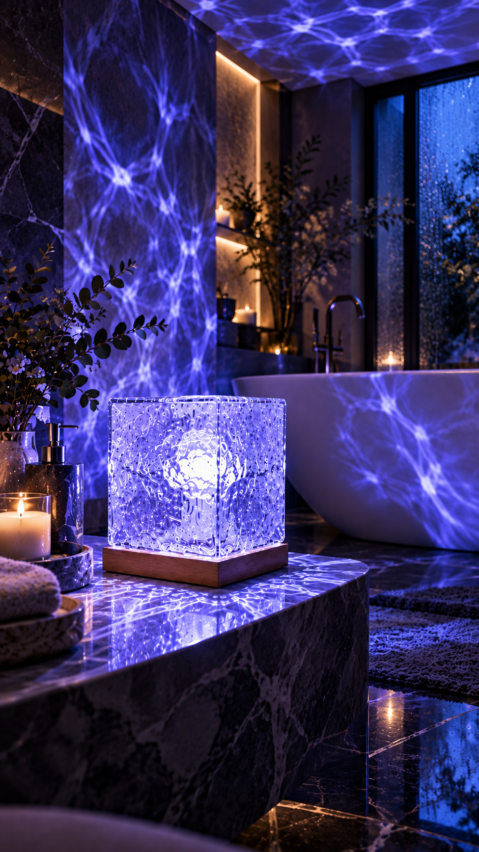 NUBLIA Water Glow™ | Lámpara de Ondas de Agua